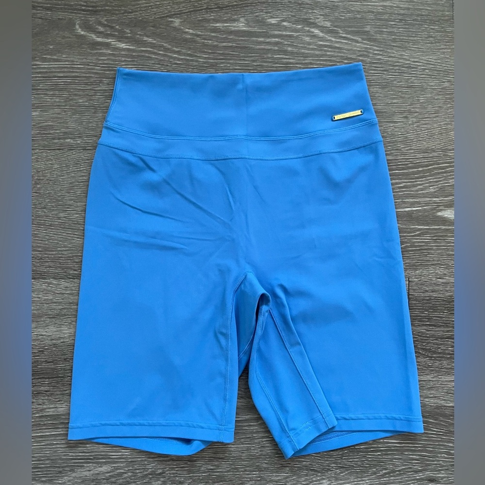 Gymshark Whitney Simmons Optimist Blue Cycling Shorts (Medium).